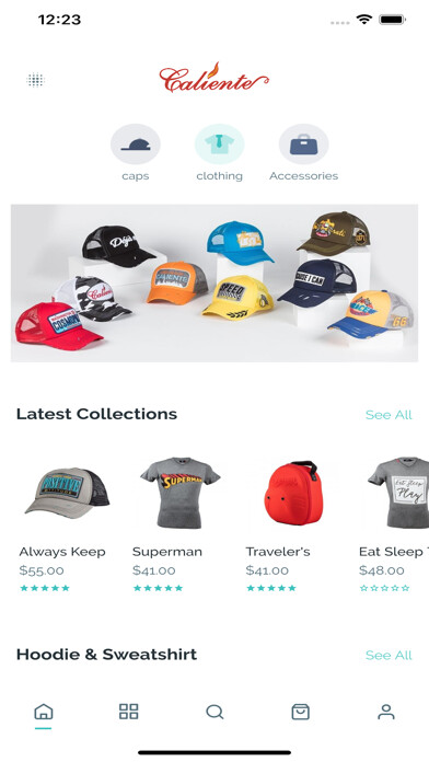 Emulate iPhone app Caliente Store using MyAndroid Emulate iPhone app Caliente Store using MyAndroid
