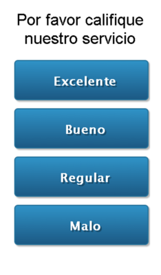 Emulate Android APK Calificador del Servicio