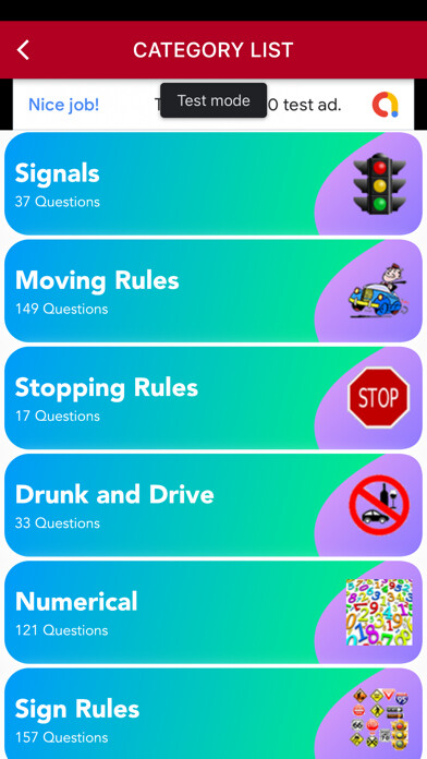 Emulate iPhone app California Basic Driving Test using MyAndroid Emulate iPhone app California Basic Driving Test using MyAndroid