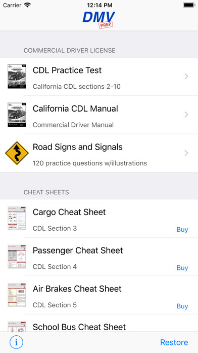 Emulate iPhone app California CDL Test Prep using MyAndroid Emulate iPhone app California CDL Test Prep using MyAndroid