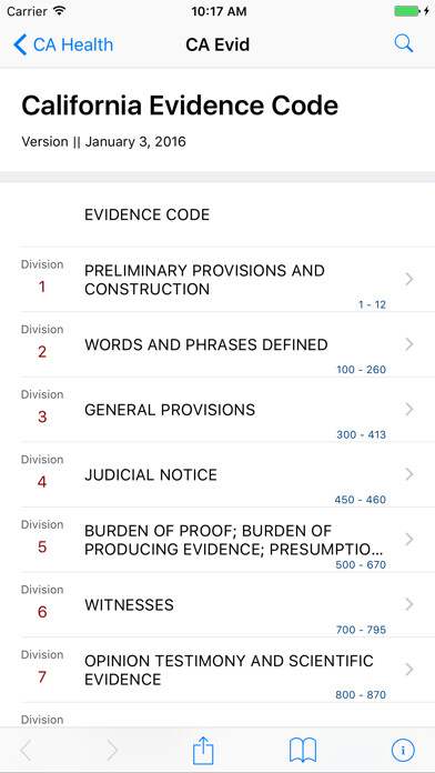 Emulate iPhone app California Evidence Code by LS using MyAndroid Emulate iPhone app California Evidence Code by LS using MyAndroid