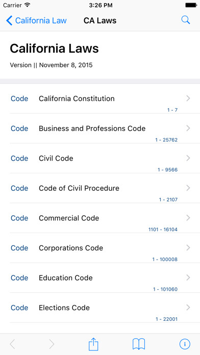 Emulate iPhone app California Law (LawStack Series) using MyAndroid Emulate iPhone app California Law (LawStack Series) using MyAndroid