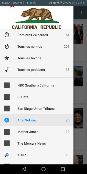 Emulate Android APK California News