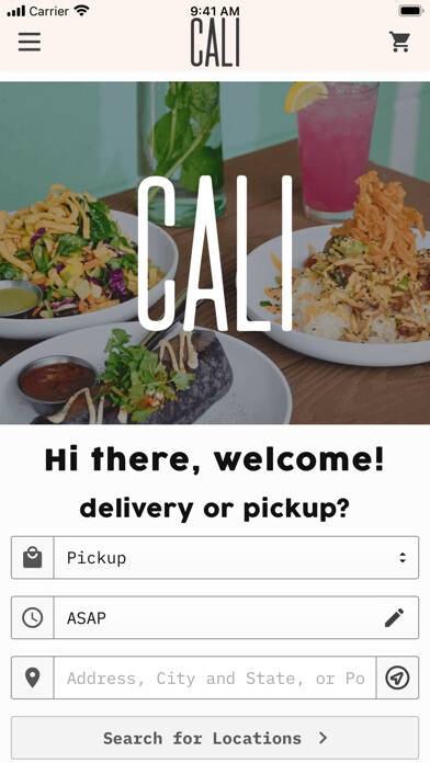 Emulate iPhone app Cali Ordering using MyAndroid Emulate iPhone app Cali Ordering using MyAndroid
