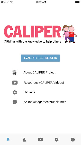 Run android online APK CALIPER App from MyAndroid or emulate CALIPER App using MyAndroid