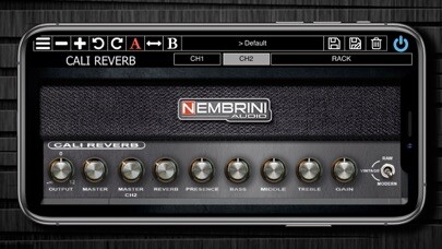 Emulate iPhone app Cali Reverb Modern High Gain using MyAndroid
