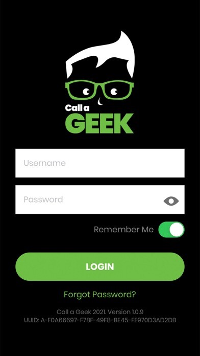 Emulate iPhone app Call a Geek using MyAndroid