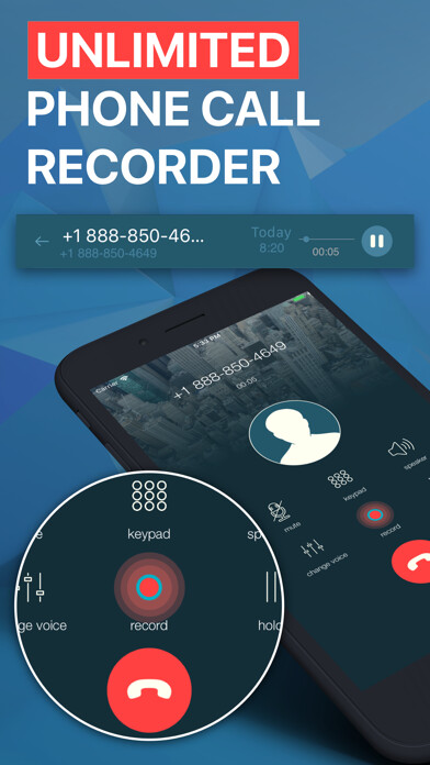 Emulate iPhone app Callbacker: Calling App & SMS using MyAndroid