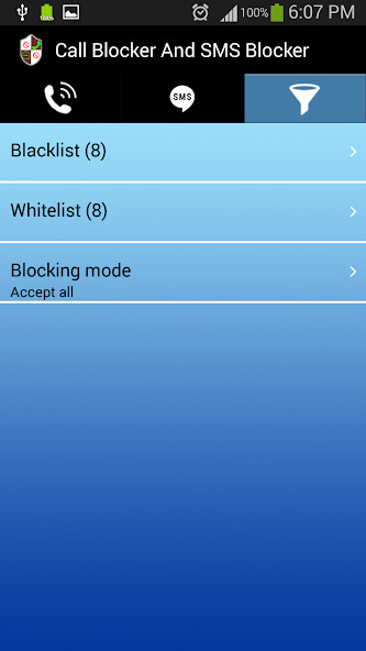 Emulate Android APK Call blocker and sms blocker