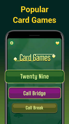 Run android online APK Call bridge offline with 29 & callbreak card games from MyAndroid or emulate Call bridge offline with 29 & callbreak card games using MyAndroid