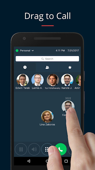 Run android online APK call.center free softphone from MyAndroid or emulate call.center free softphone using MyAndroid