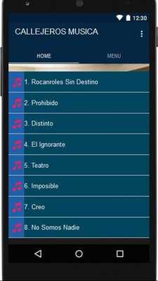 Emulate Android APK CALLEJERO5 MUSICA