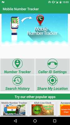 Emulate Android APK Caller ID  Tracker - Pakistan