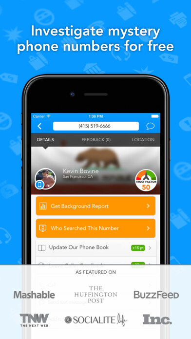 Emulate iPhone app CallerSmart: Caller ID + Block using MyAndroid