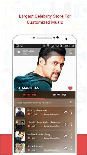 Emulate Android APK Caller Tunes, Celebrities Songs Emulate Android APK Caller Tunes, Celebrities Songs