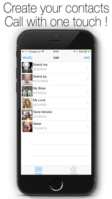 Emulate iPhone app Call friends in 1 click, touch picture! Lite using MyAndroid Emulate iPhone app Call friends in 1 click, touch picture! Lite using MyAndroid