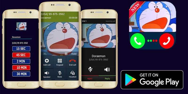 Emulate Android APK Call From Doramon - Prank Emulate Android APK Call From Doramon - Prank