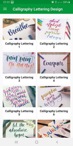 Run android online APK Calligraphy Lettering Design Ideas from MyAndroid or emulate Calligraphy Lettering Design Ideas using MyAndroid Run android online APK Calligraphy Lettering Design Ideas from MyAndroid or emulate Calligraphy Lettering Design Ideas using MyAndroid