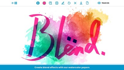 Emulate iPhone app Calligraphy Tracing - Flourish using MyAndroid