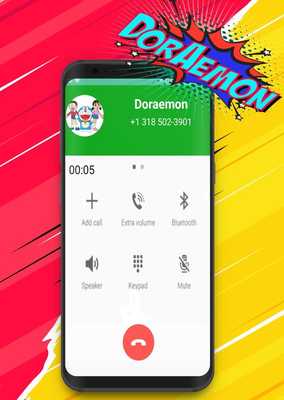 Emulate Android APK Calling Doreamon - Prank Call
