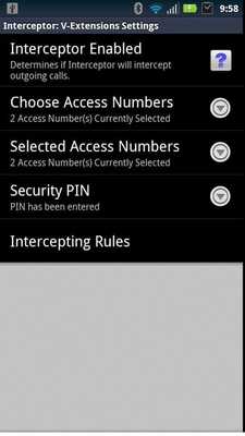 Emulate Android APK Call Interceptor: V-Extensions