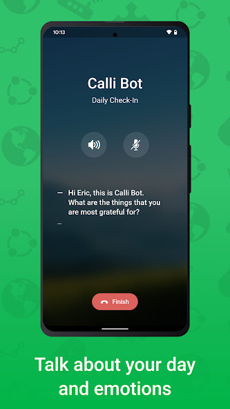 Run android online APK Calli: talk about your day from MyAndroid or emulate Calli: talk about your day using MyAndroid