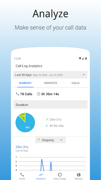 Run android online APK Call Log Analytics, History Manager, Tags  Notes from MyAndroid or emulate Call Log Analytics, History Manager, Tags  Notes using MyAndroid