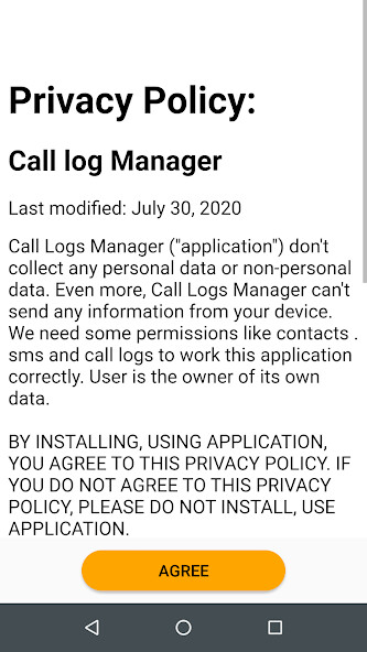 Emulate Android APK Call Log History and Backup