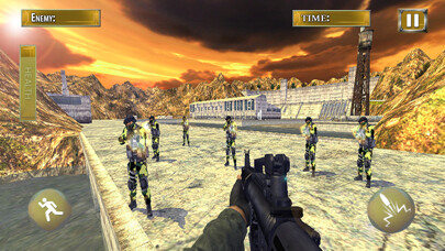 Emulate iPhone app Call Of Commando: FPS Shooting using MyAndroid