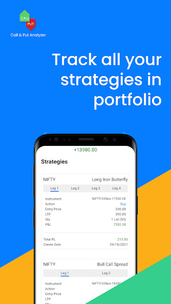 Run android online APK Call  Put Analyzer from MyAndroid or emulate Call  Put Analyzer using MyAndroid