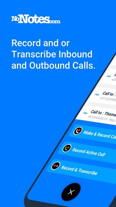 Emulate iPhone app Call Recording by NoNotes using MyAndroid