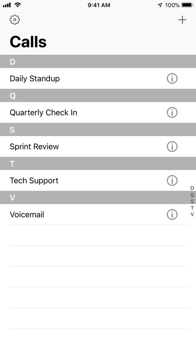 Emulate iPhone app CallSaver: Conference Dialer using MyAndroid