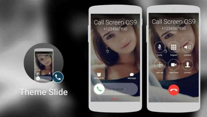Emulate Android APK Call Screen Theme Slide Emulate Android APK Call Screen Theme Slide