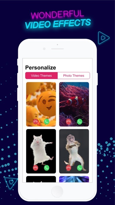 Emulate iPhone app Callsy - Color Call using MyAndroid