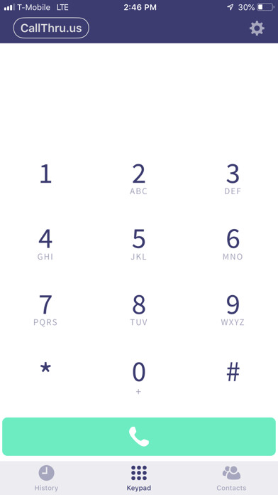 Emulate iPhone app CallThru.us using MyAndroid