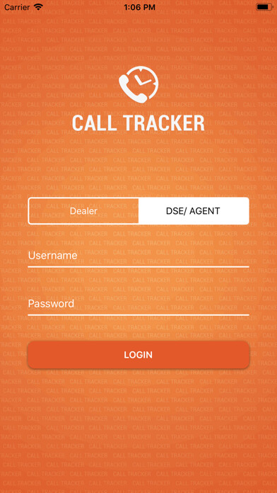 Emulate iPhone app Call Tracker for Dealers using MyAndroid