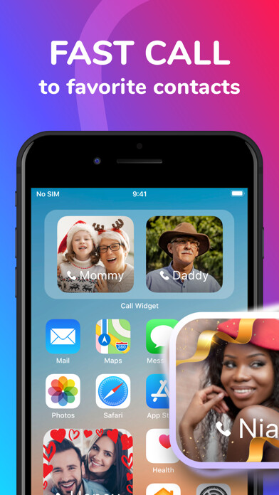 Emulate iPhone app Call Widget: Speed Dial using MyAndroid Emulate iPhone app Call Widget: Speed Dial using MyAndroid