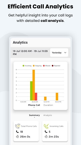 Run android online APK Callyzer - Analysis Call Data from MyAndroid or emulate Callyzer - Analysis Call Data using MyAndroid