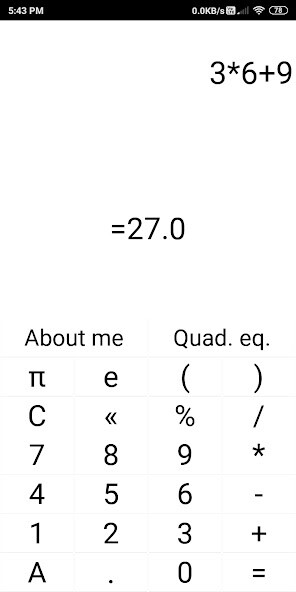 Run android online APK Calm Calculator from MyAndroid or emulate Calm Calculator using MyAndroid
