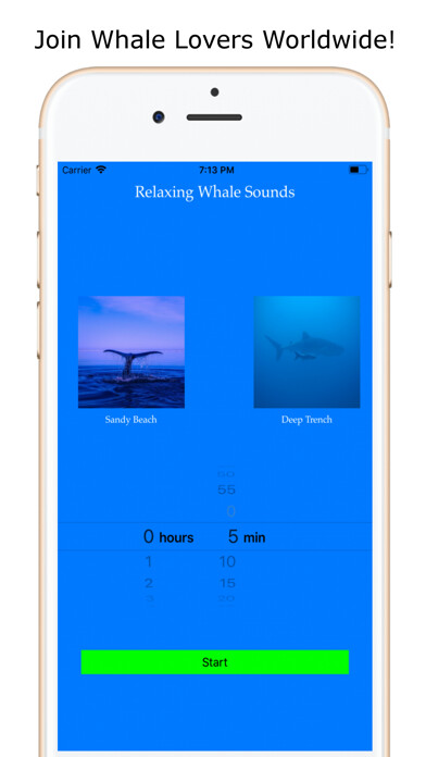 Emulate iPhone app Calm Relaxing Whale Sounds HD using MyAndroid Emulate iPhone app Calm Relaxing Whale Sounds HD using MyAndroid