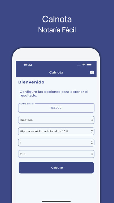Emulate iPhone app CALNOTA using MyAndroid