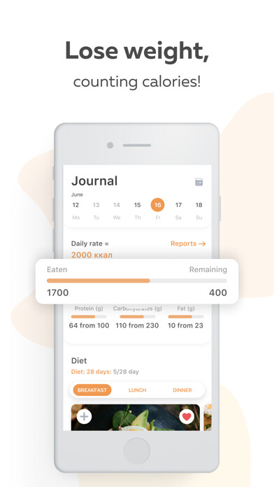 Emulate iPhone app Calorie counter & Diet tracker using MyAndroid Emulate iPhone app Calorie counter & Diet tracker using MyAndroid