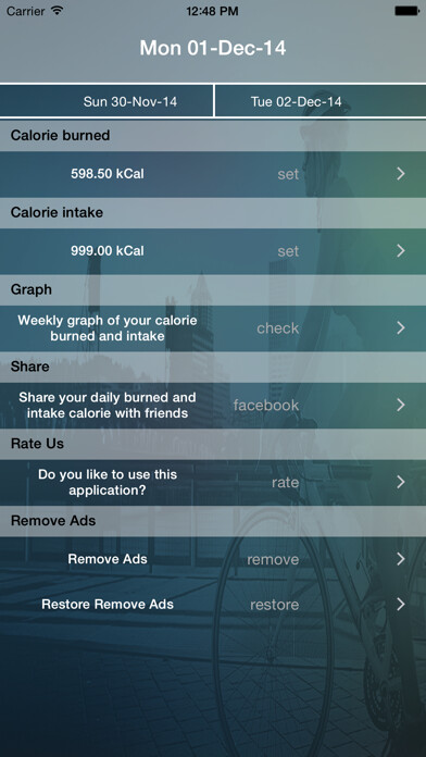 Emulate iPhone app Calories Burned And Intake using MyAndroid Emulate iPhone app Calories Burned And Intake using MyAndroid