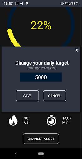Emulate Android APK Calories Counter
