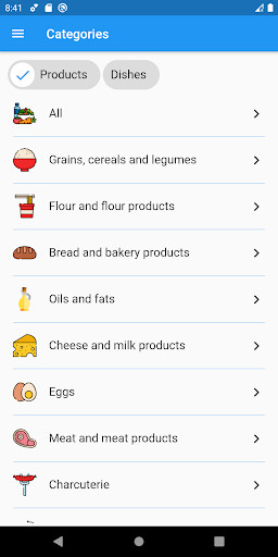 Run android online APK Calories Helper:  Calorie table from MyAndroid or emulate Calories Helper:  Calorie table using MyAndroid
