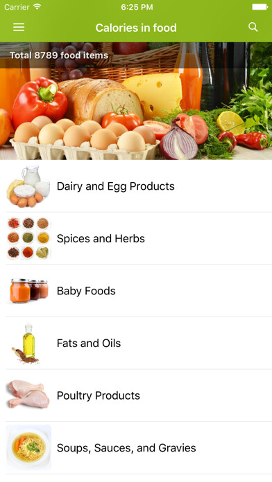 Emulate iPhone app Calories in food using MyAndroid Emulate iPhone app Calories in food using MyAndroid