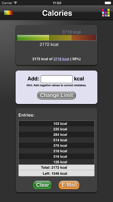 Emulate iPhone app Calories using MyAndroid Emulate iPhone app Calories using MyAndroid