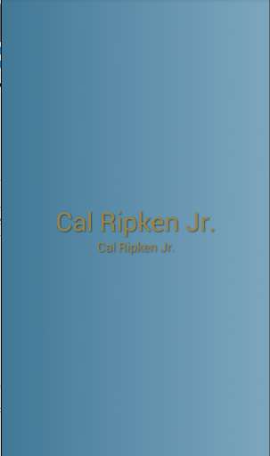 Emulate Android APK Cal Ripken Jr Emulate Android APK Cal Ripken Jr