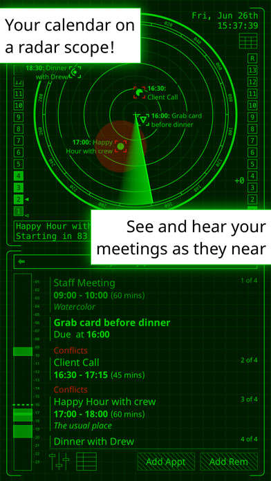 Emulate iPhone app Cal Scope using MyAndroid