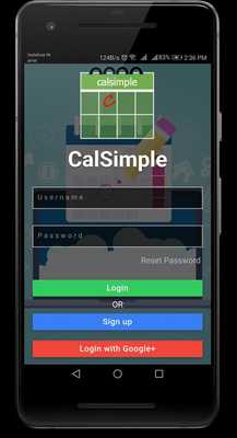 Emulate Android APK CalSimple Emulate Android APK CalSimple